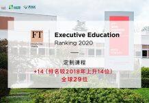 法国里昂商学院跻身2020《金融时报》高管教育榜单全球30强