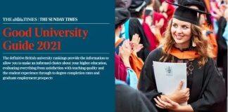 2021Times英国大学排名出炉,剑桥、牛津、圣安稳居前三