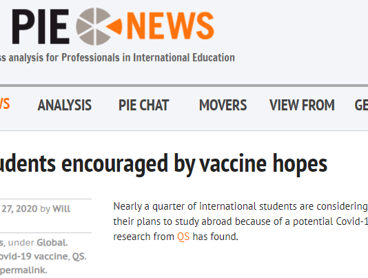 43%国际生表示有疫苗后就出国,多所美国大学发布春季返校计划