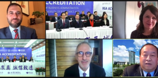 中南财经政法大学工商管理学院成为国内首家单独通过BGA认证的商学院