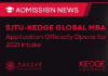 上海交通大学-法国凯致商学院Global MBA 2021级招生全面启动
