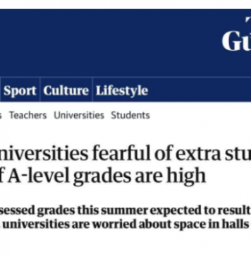 多个英国大学宣布将减少2021年招生人数