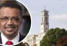 超级校友:世卫组织总干事谭德塞被授予诺丁汉大学名誉教授称号