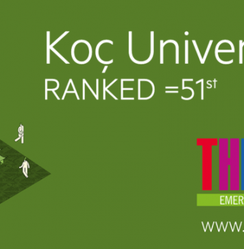 土耳其科奇大学在2021年泰晤士高等教育新兴经济体大学排名中名列前60名