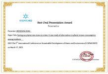 上海交通大学密西根学院学生团队获2022年水与环境可持续发展国际会议最佳展示奖