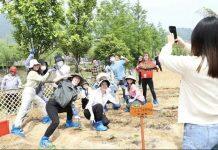 温州肯恩大学学子用劳动创造美丽校园