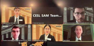 中欧法学院代表队在第一届体育法模拟仲裁庭辩论赛中取得佳绩