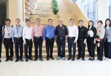 青山控股集团一行访问温州肯恩大学