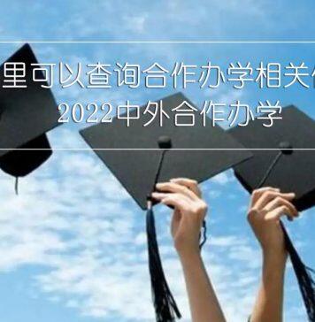 中外合作办学 | 在哪里可以查询中外合作办学的相关信息?