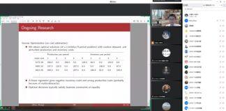 美国特拉华大学赵明助理教授应邀在线与中南大学商学院师生进行学术交流