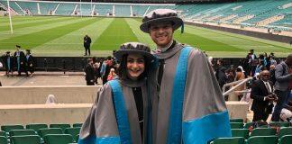 金斯顿大学的化学博士毕业生喜结连理