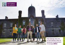 爱尔兰国立高威大学理工商法医疗艺术及管理等众多学科获全球领先地位