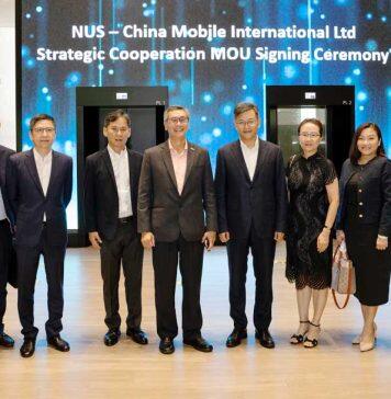 新加坡国立大学与中国移动签署教育数字化转型合作谅解备忘录