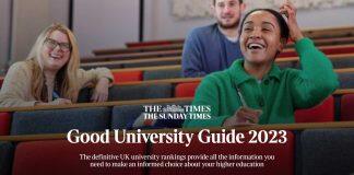 英国提赛德大学在泰晤士报2023英国大学最新排名中再次上升