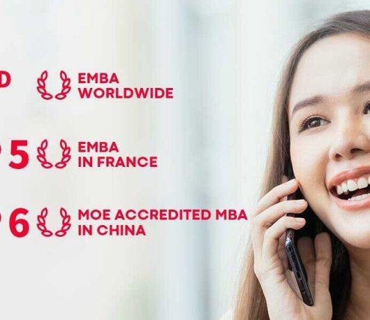 上海交通大学-法国凯致商学院Global MBA项目荣登2022《金融时报》EMBA全球42强