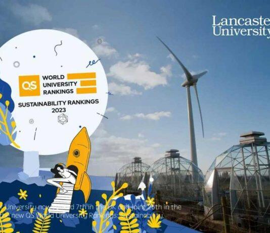 英国兰卡斯特大学QS全球TOP50在可持续榜单位列全球第26名