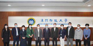 江门市大湾区办常务副主任叶茂森一行来访澳科大