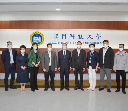 江门市大湾区办常务副主任叶茂森一行来访澳科大