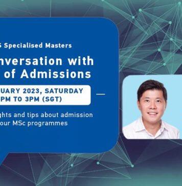 留学新加坡:南洋商学院专业硕士项目答疑专场将于1月14日举办