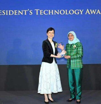 NTU王蓉教授荣获新加坡总统科技奖