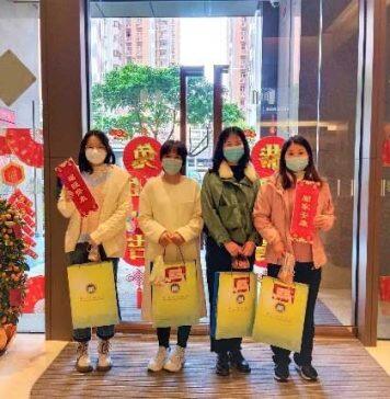 学生事务处办「瑞兔迎春接福袋」与住宿生共庆新春