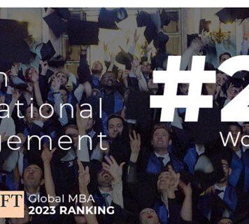 ESCP在2023年《金融时报》全球MBA排行榜中位列第27