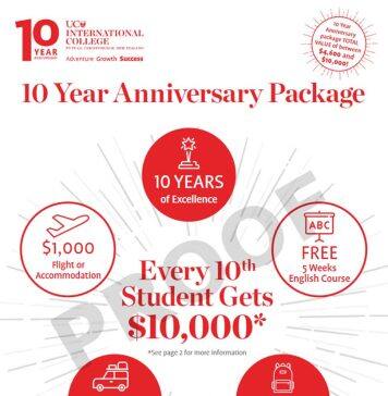 新西兰坎特伯雷大学国际学院10周年奖学金政策重磅推出-3月31日与您线上相约