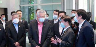 李显龙总理访问中新国际联合研究院