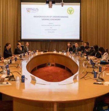 新加坡国立大学与东南大学签署校级合作协议