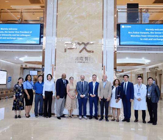 美肯高层代表再访温肯校园 多方位推动合作办学