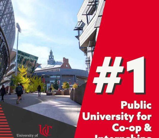 美国辛辛那提大学蝉联US News公立院校带薪实习榜