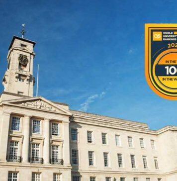 在2024QS世界大学排名中英国诺丁汉大学位列世界百强