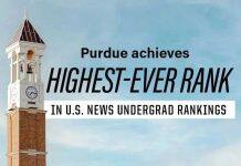 美国普渡大学在2024 U.S.News美国大学本科排名中位居第43位