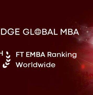 上海交通大学-法国凯致商学院Global MBA项目荣登2023《金融时报》EMBA全球18位