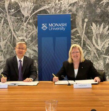 澳大利亚蒙纳士大学和中国武汉大学建立正式的合作伙伴关系