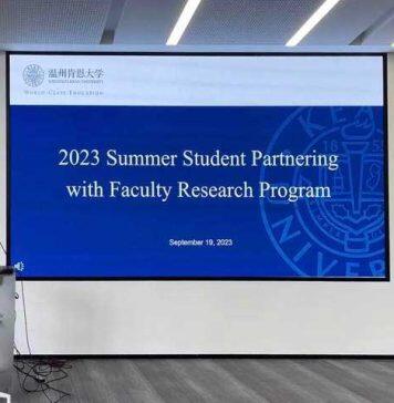 温州肯恩大学夏季科研项目专属成果上线