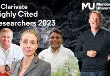澳大利亚莫道克大学科学家入选2023年度全球“高被引学者”名单