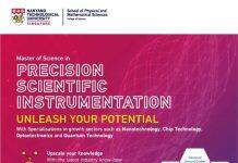 新加坡南洋理工大学招生丨精密科学仪器硕士(2024年11月开学)