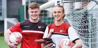 英国提赛德大学两名学生入选英国国家足球队