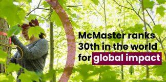 加拿大麦克马斯特大学在THE世界大学影响力排名中排名全球第30名