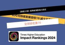 英国西苏格兰大学在可持续发展目标方面排名中位列全球第16名