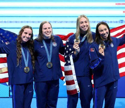 美国弗吉尼亚大学游泳选手将带着多枚奖牌离开巴黎