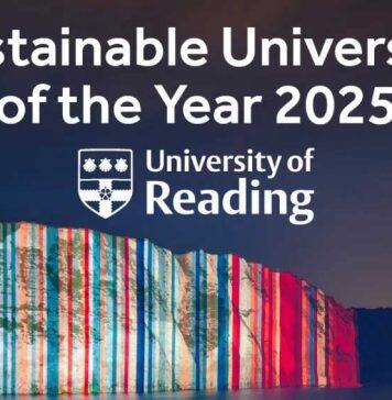 跻身全英前25:雷丁大学被评为年度可持续大学