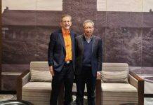 南京大学校长谈哲敏会见美国科学院院士Timothy A. Springer