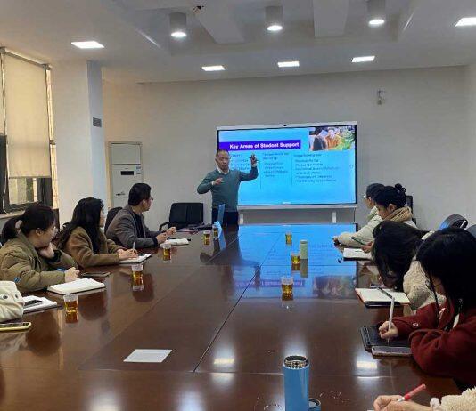 英国谢菲尔德大学副教授杨俊鸿受邀分享国际学生培养和管理经验