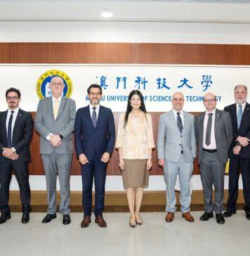 巴西圣保罗州立大学代表团一行来访澳门科技大学