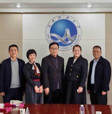 俄罗斯奔萨国立大学代表团访问河北科技大学